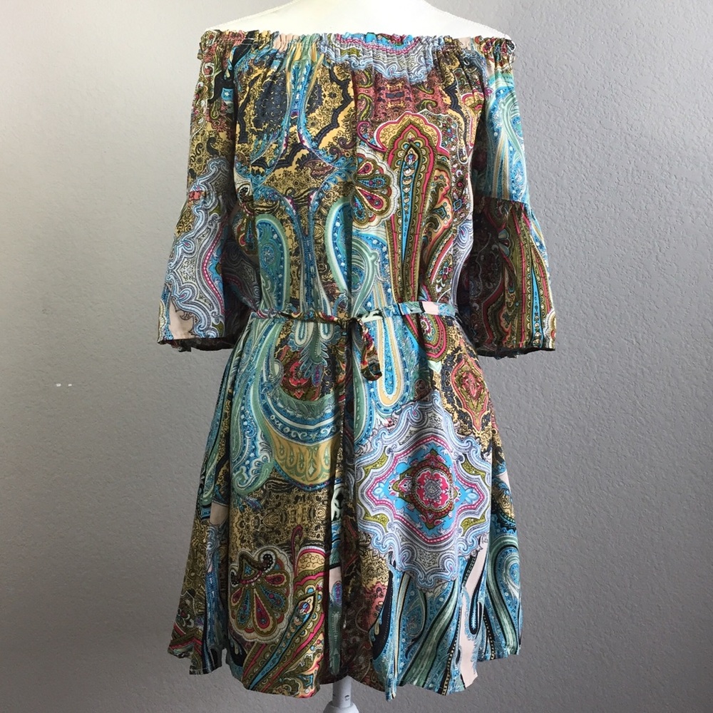 NWT Umgee Turquoise Paisley Tunic